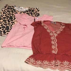 Womens Spring Tops Bundle Size Medium